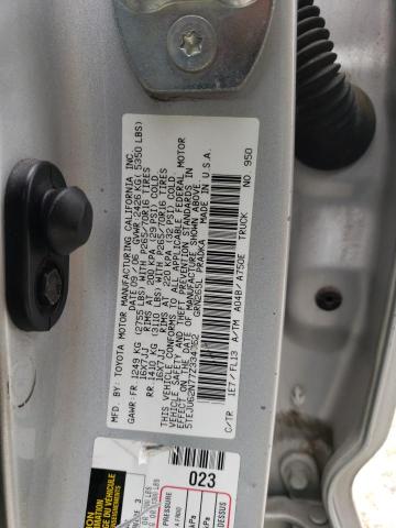 5TEJU62N77Z334752 - 2007 TOYOTA TACOMA DOUBLE CAB PRERUNNER GRAY photo 13