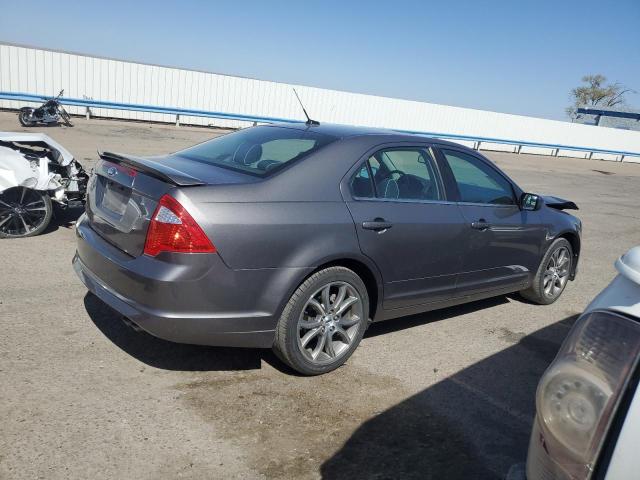 3FAHP0HA0BR201353 - 2011 FORD FUSION SE GRAY photo 3