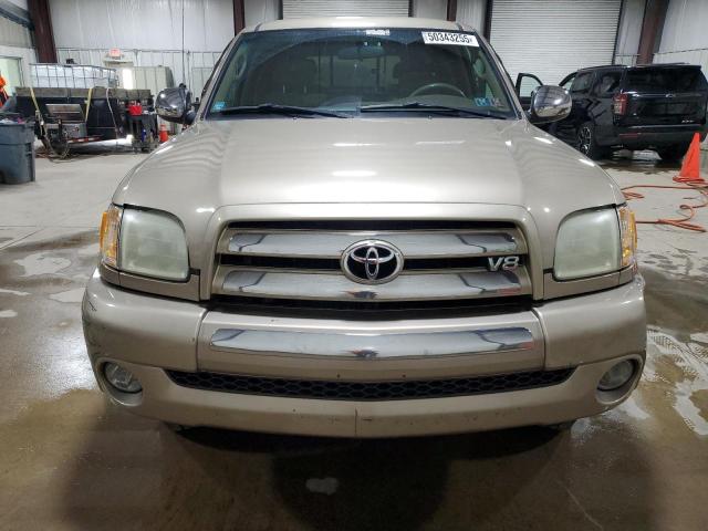 5TBBT44144S446335 - 2004 TOYOTA TUNDRA ACCESS CAB SR5 TAN photo 5