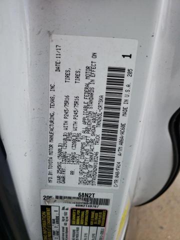 5TFRX5GN2HX103246 - 2017 TOYOTA TACOMA ACCESS CAB თეთრი ფოტო 12