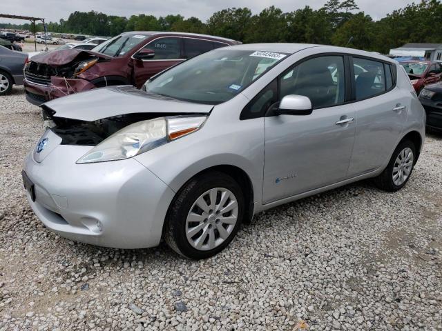 1N4AZ0CP4DC416548 - 2013 NISSAN LEAF S SILVER photo 1