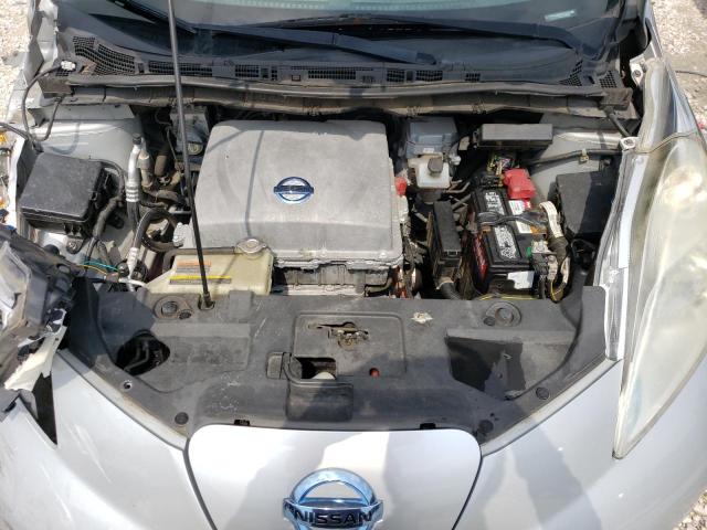 1N4AZ0CP4DC416548 - 2013 NISSAN LEAF S SILVER photo 11