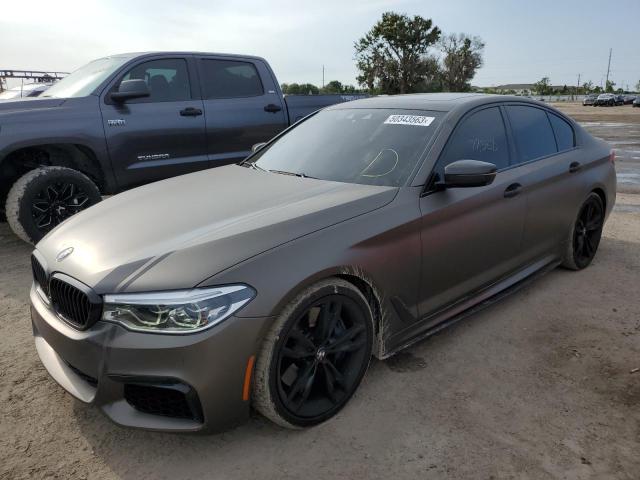 WBAJB9C54JB036805 - 2018 BMW M550XI BROWN photo 1