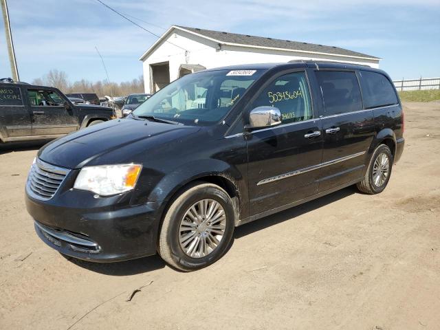 2C4RC1CG3DR734673 - 2013 CHRYSLER TOWN & COU TOURING L BLACK photo 1