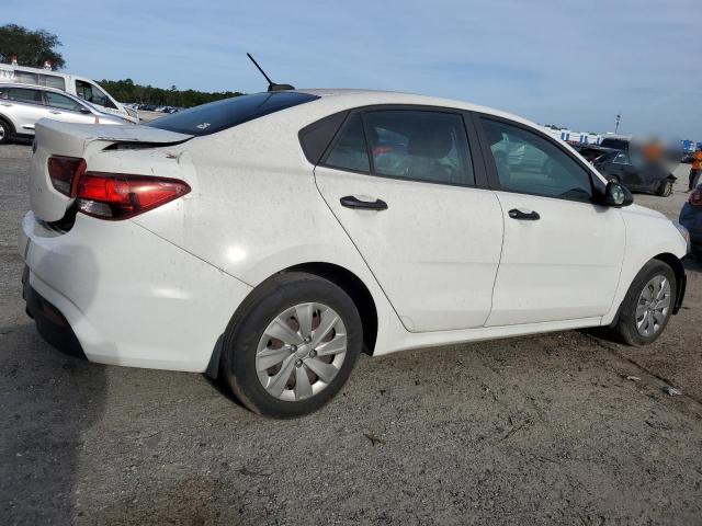 3KPA24AB3JE079646 - 2018 KIA RIO LX WHITE photo 3