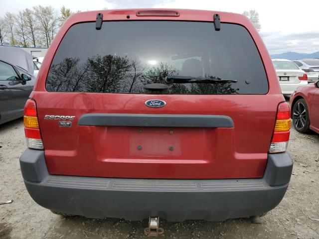 1FMYU93114KB51547 - 2004 FORD ESCAPE XLT RED photo 6