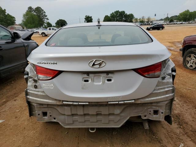 5NPDH4AEXDH365533 - 2013 HYUNDAI ELANTRA GLS SILVER photo 6