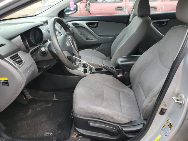 5NPDH4AEXDH365533 - 2013 HYUNDAI ELANTRA GLS SILVER photo 7