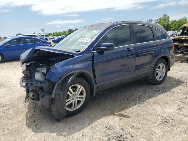 5J6RE3H70AL035093 - 2010 HONDA CR-V EXL BLUE photo 1