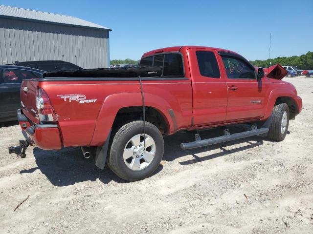 5TFTU4GNXDX030050 - 2013 TOYOTA TACOMA PRERUNNER ACCESS CAB RED photo 3