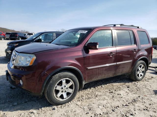 5FNYF48919B025810 - 2009 HONDA PILOT TOURING BURGUNDY photo 1