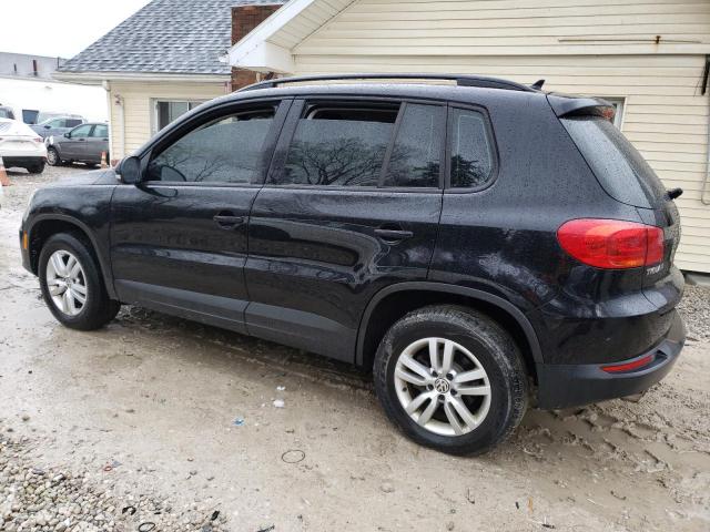 WVGBV7AX3HK034430 - 2017 VOLKSWAGEN TIGUAN S BLACK photo 2