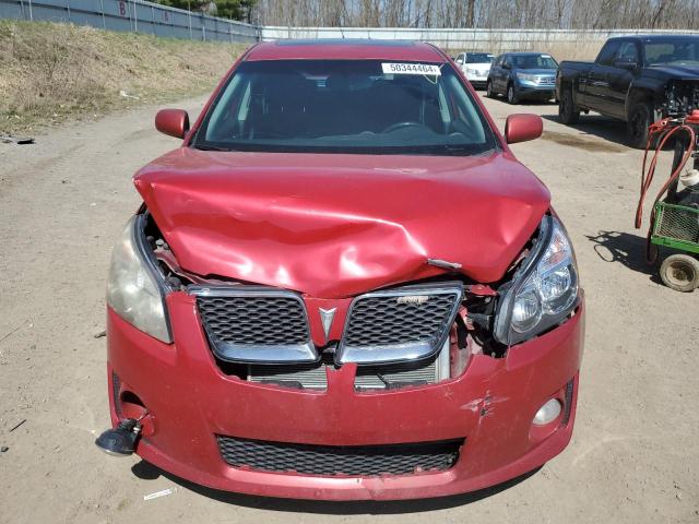 5Y2SR67069Z410334 - 2009 PONTIAC VIBE GT RED photo 5