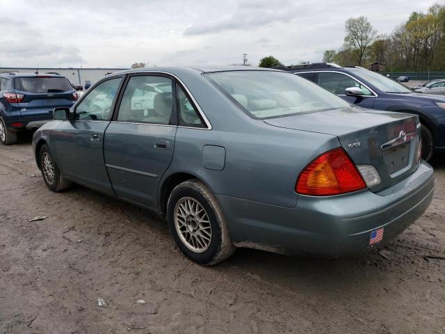 4T1BF28B11U164596 - 2001 TOYOTA AVALON XL GREEN photo 2