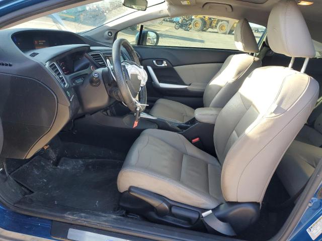 2HGFG3B00EH516822 - 2014 HONDA CIVIC EXL Mavi foto 7