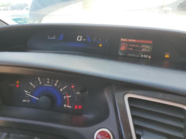 2HGFG3B00EH516822 - 2014 HONDA CIVIC EXL Mavi foto 9