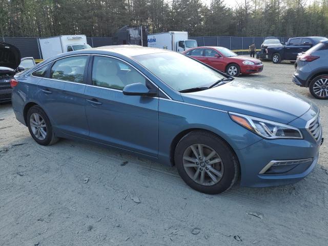 5NPE24AF8FH056211 - 2015 HYUNDAI SONATA SE BLUE photo 4