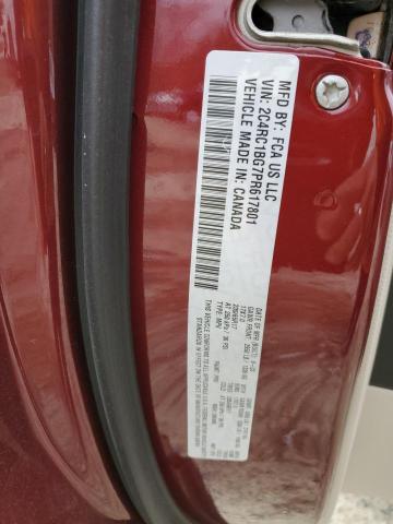 2C4RC1BG7PR617801 - 2023 CHRYSLER PACIFICA TOURING L RED photo 13