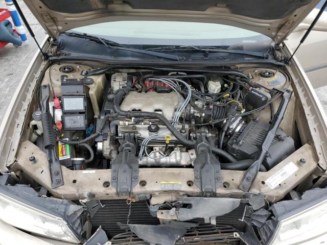 2G1WF55E329353036 - 2002 CHEVROLET IMPALA GOLD photo 11