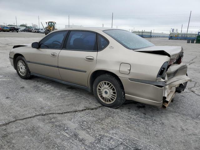 2G1WF55E329353036 - 2002 CHEVROLET IMPALA GOLD photo 2