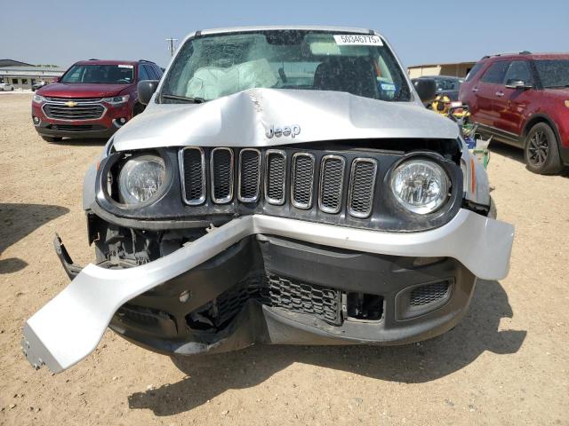 ZACCJBAB5JPJ37109 - 2018 JEEP RENEGADE SPORT ვერცხლისფერი ფოტო 5