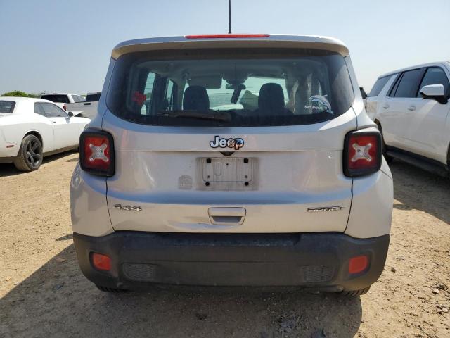 ZACCJBAB5JPJ37109 - 2018 JEEP RENEGADE SPORT ვერცხლისფერი ფოტო 6