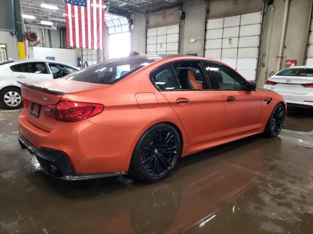 WBSJF0C55JB282807 - 2018 BMW M5 ORANGE photo 3