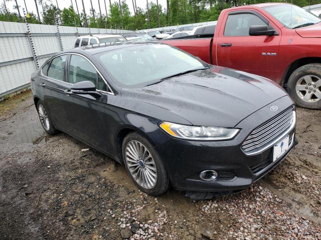 3FA6P0K95ER385991 - 2014 FORD FUSION TITANIUM BLACK photo 4