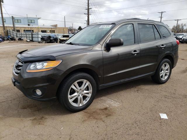 5XYZK4AG8BG050694 - 2011 HYUNDAI SANTA FE LIMITED BROWN photo 1