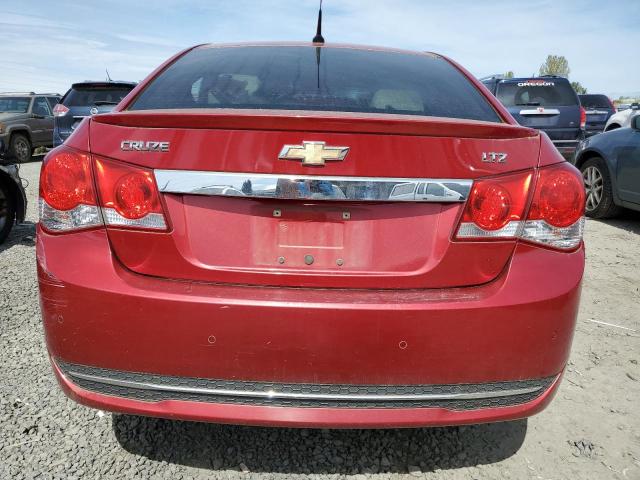 1G1PH5S92B7287716 - 2011 CHEVROLET CRUZE LTZ RED photo 6