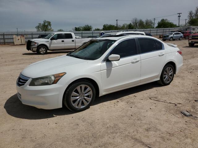 1HGCP2F76CA100645 - 2012 HONDA ACCORD EX WHITE photo 1