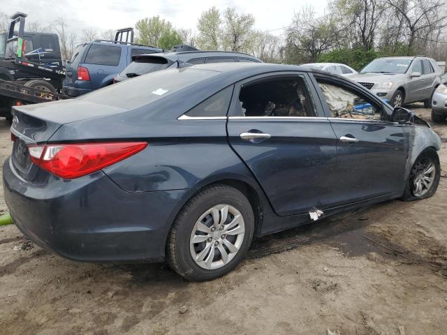 5NPEB4AC4CH347211 - 2012 HYUNDAI SONATA GLS BLUE photo 3