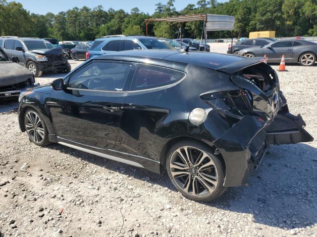 KMHTC6AE7GU257530 - 2016 HYUNDAI VELOSTER TURBO BLACK photo 2