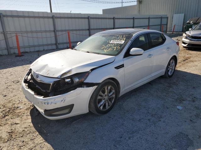 5XXGN4A78DG200955 - 2013 KIA OPTIMA EX WHITE photo 1