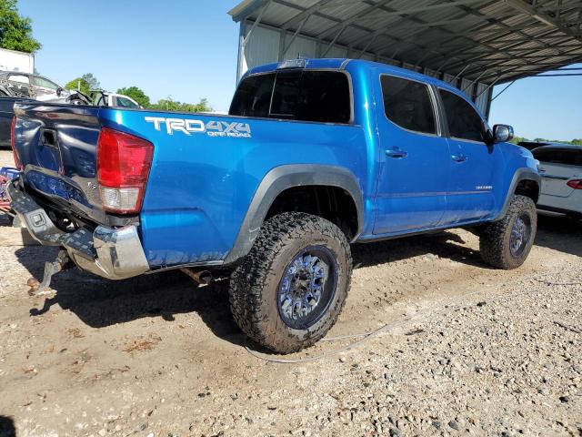 5TFCZ5AN6HX108703 - 2017 TOYOTA TACOMA DOUBLE CAB BLUE photo 3