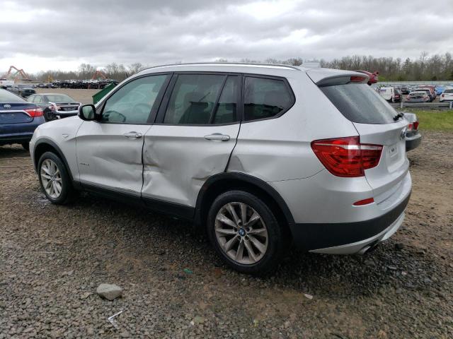 5UXWX9C54DL874159 - 2013 BMW X3 XDRIVE28I SILVER photo 2