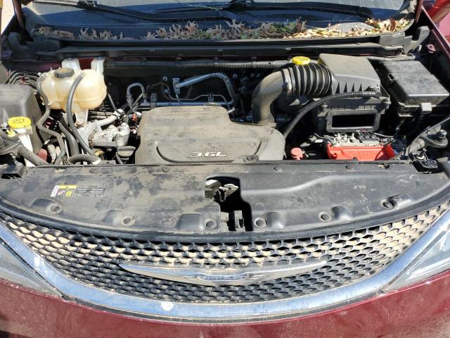 2C4RC1BG8HR809357 - 2017 CHRYSLER PACIFICA TOURING L BURGUNDY photo 12