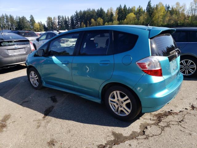 JHMGE8H51DC019190 - 2013 HONDA FIT SPORT TURQUOISE photo 2