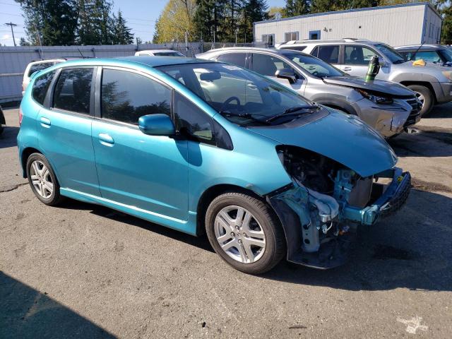 JHMGE8H51DC019190 - 2013 HONDA FIT SPORT TURQUOISE photo 4