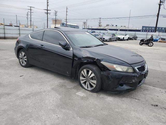 1HGCS12838A011887 - 2008 HONDA ACCORD EXL BLACK photo 4