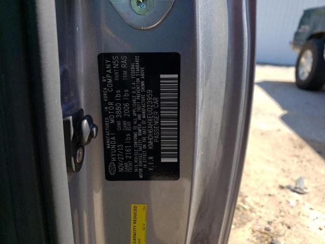 KMHDH6AHXEU023959 - 2014 HYUNDAI ELANTRA CO GS SILVER photo 12