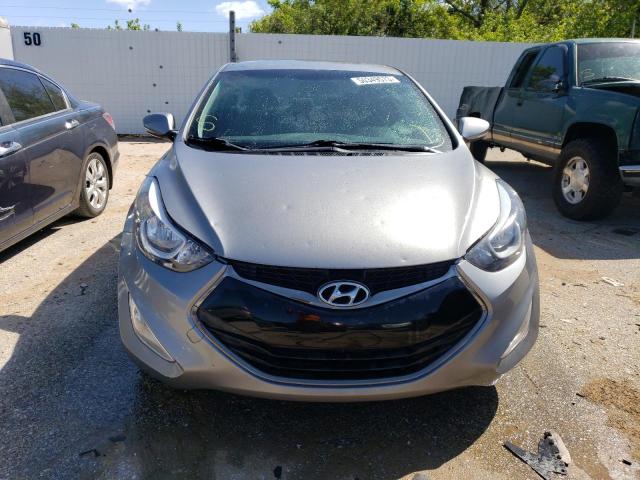 KMHDH6AHXEU023959 - 2014 HYUNDAI ELANTRA CO GS SILVER photo 5