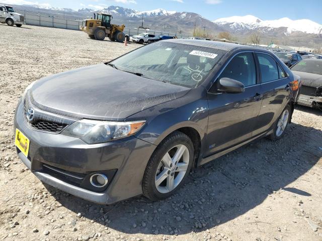 4T1BD1FK3EU132838 - 2014 TOYOTA CAMRY HYBRID GRAY photo 1