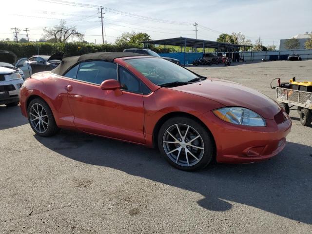 4A37L5EF0BE002740 - 2011 MITSUBISHI ECLIPSE SPYDER GS ORANGE photo 4