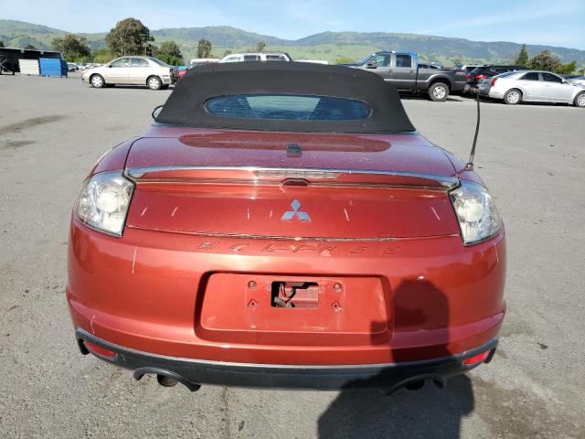 4A37L5EF0BE002740 - 2011 MITSUBISHI ECLIPSE SPYDER GS ORANGE photo 6