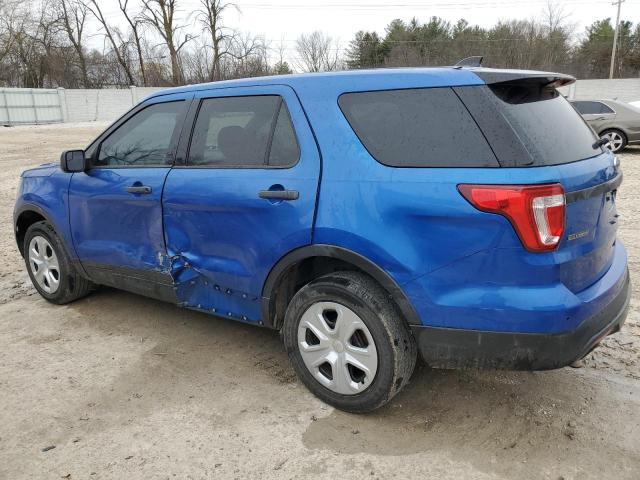 1FM5K8AT6HGD93847 - 2017 FORD EXPLORER POLICE INTERCEPTOR Mavi foto 2