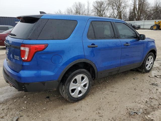 1FM5K8AT6HGD93847 - 2017 FORD EXPLORER POLICE INTERCEPTOR Mavi foto 3