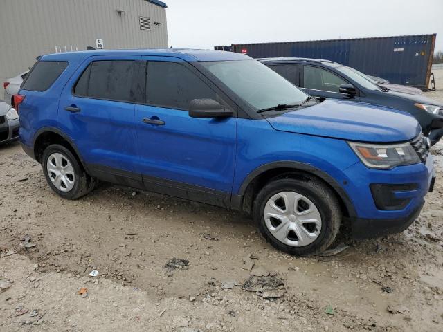 1FM5K8AT6HGD93847 - 2017 FORD EXPLORER POLICE INTERCEPTOR Mavi foto 4