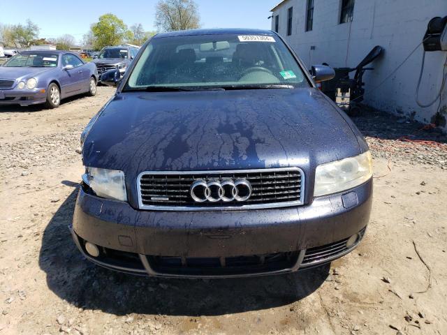 WAULC68E74A040001 - 2004 AUDI A4 1.8T QUATTRO BLUE photo 5