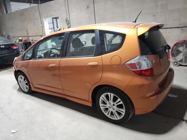 JHMGE8H4XAC010149 - 2010 HONDA FIT SPORT ORANGE photo 2